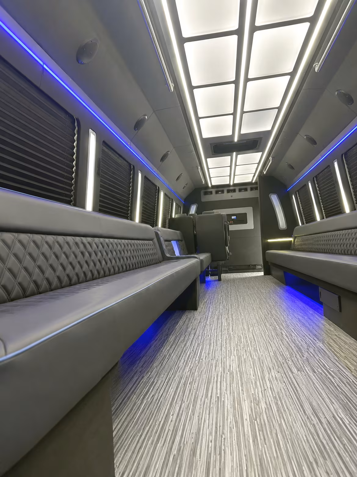 20 Passenger Party Bus Interior