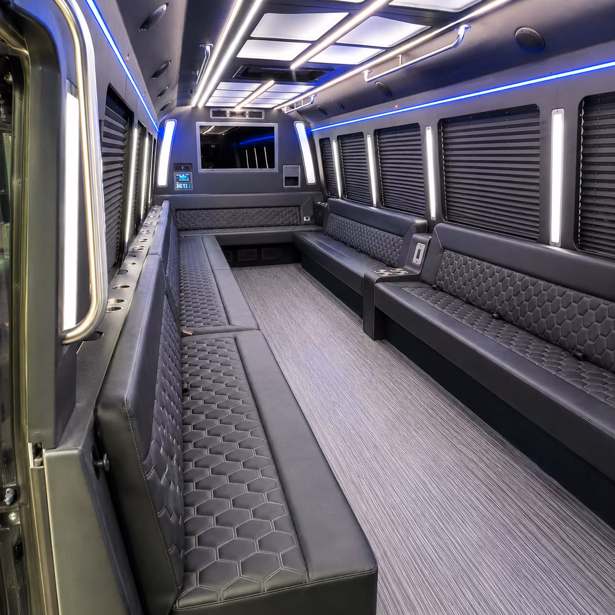 30 Passenger Party Bus Interior