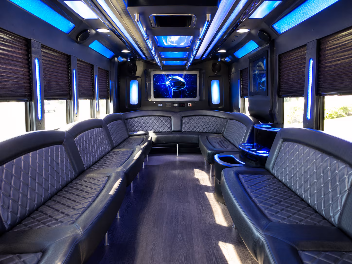 Salt Lake City Private Event Transportation party bus exterior