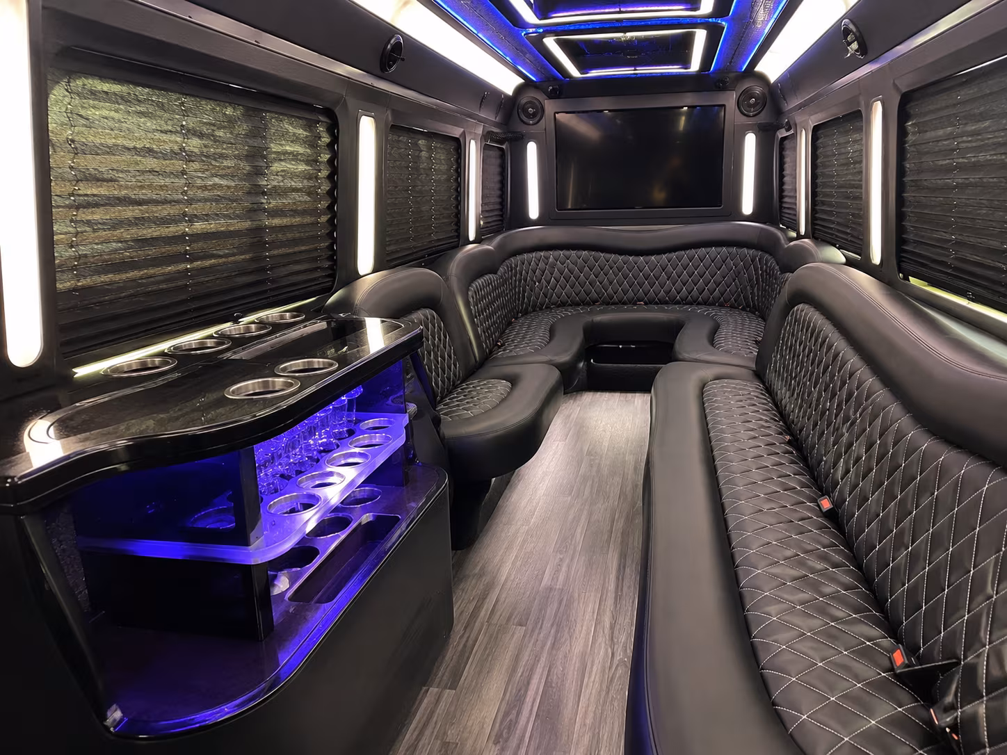 Salt Lake City Private Event Transportation onboard seating
