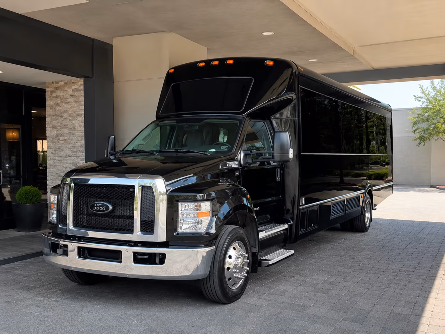 Salt Lake City Private Event Transportation party bus exterior