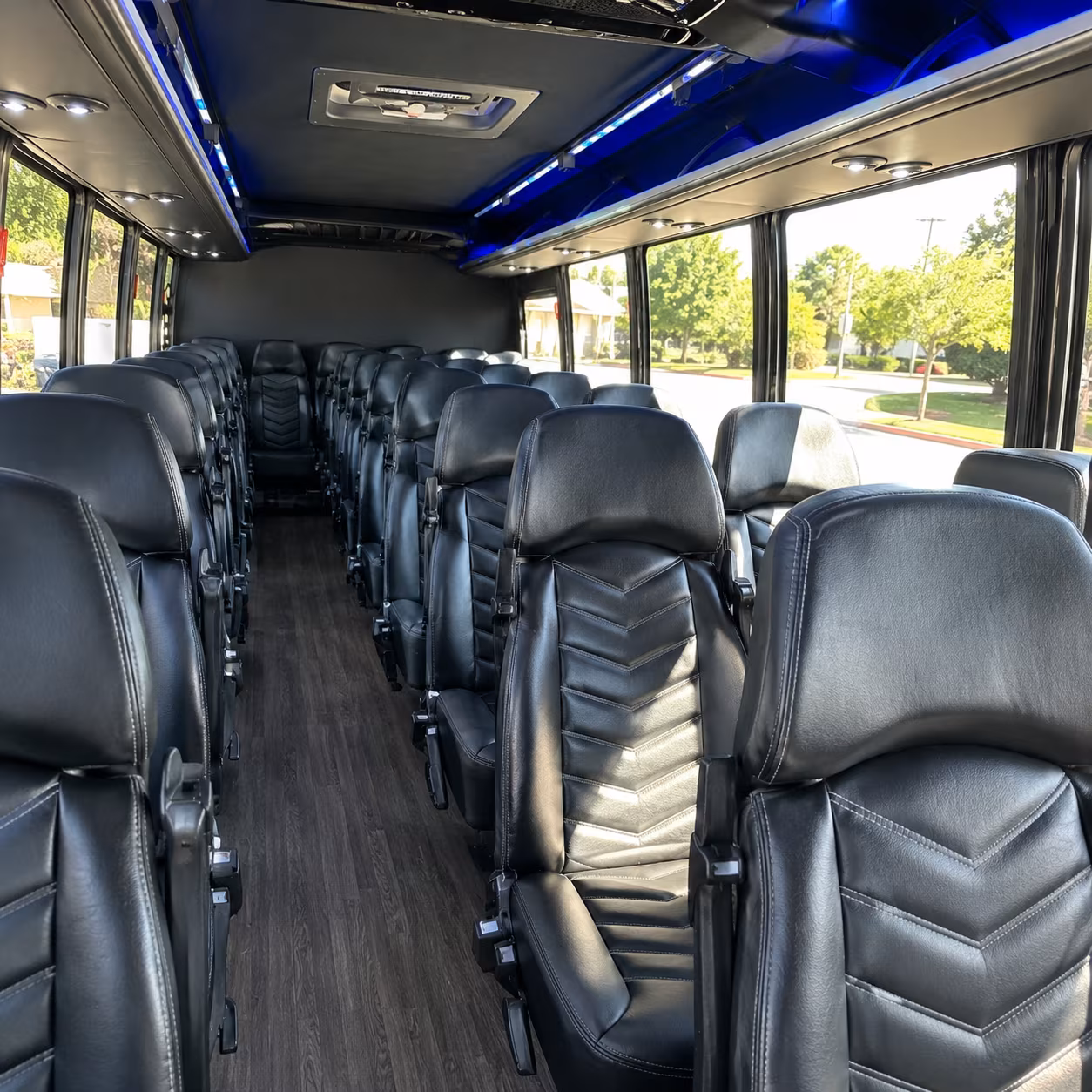Salt Lake City School Event Transportation party bus exterior