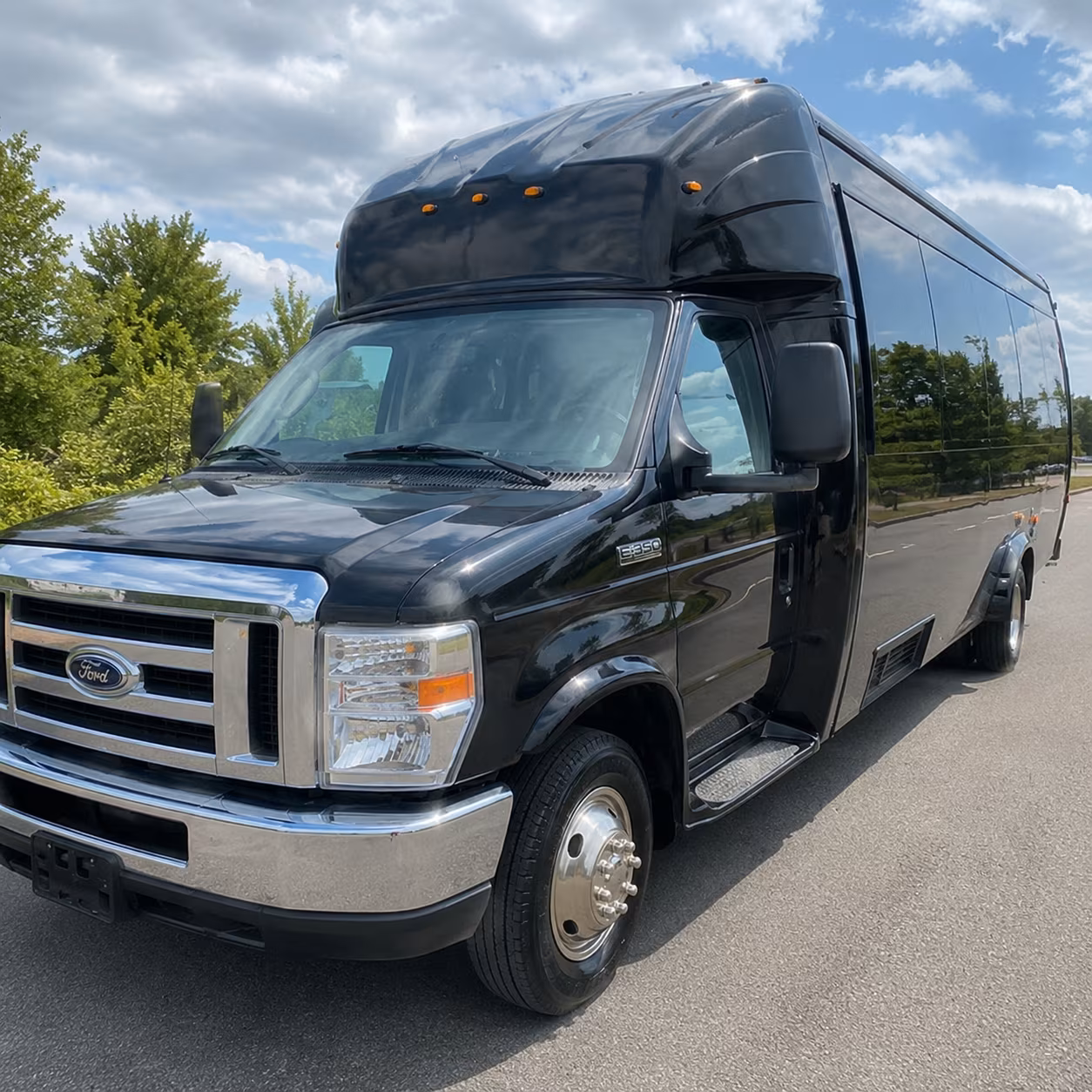 Salt Lake City Sporting Event Transportation party bus exterior