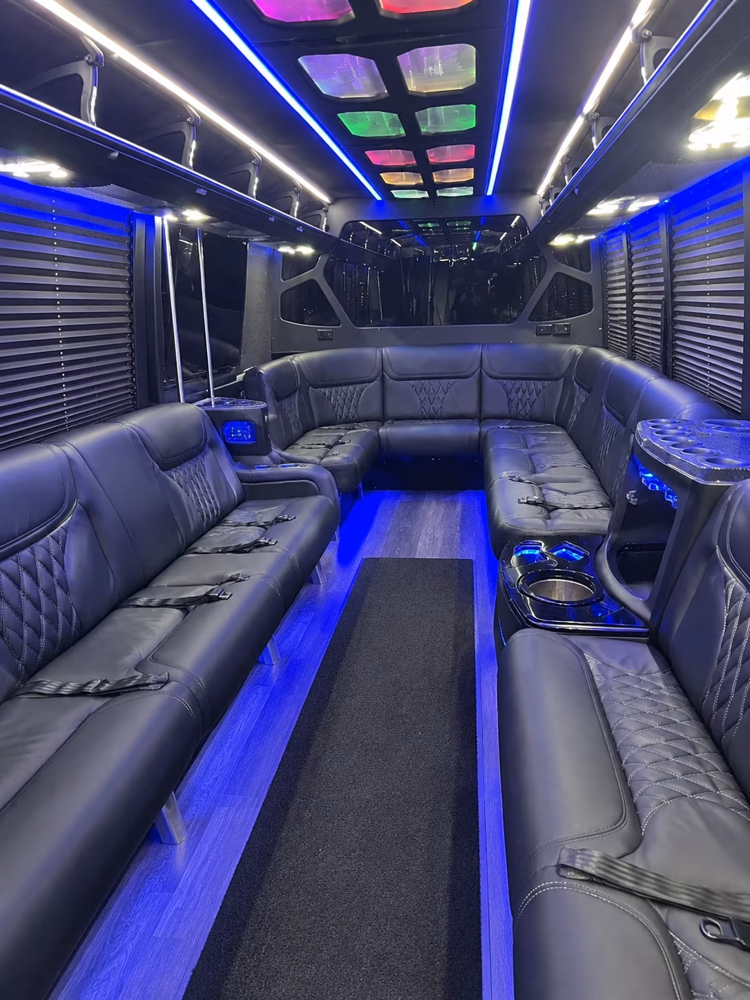 Salt Lake City Sporting Event Transportation party bus exterior