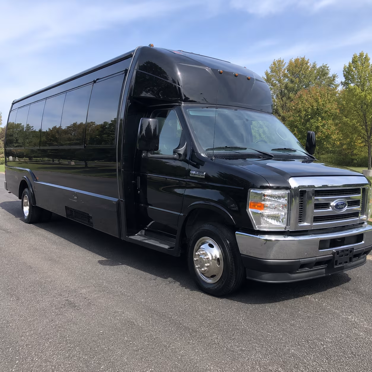 Salt Lake City Wedding Transportation party bus exterior
