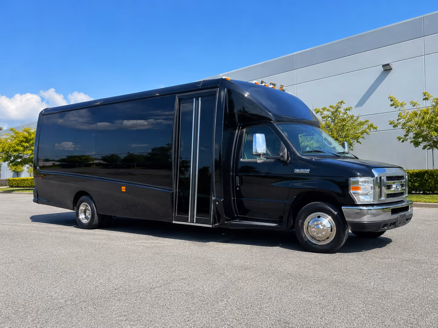 Salt Lake City Wedding Transportation party bus exterior