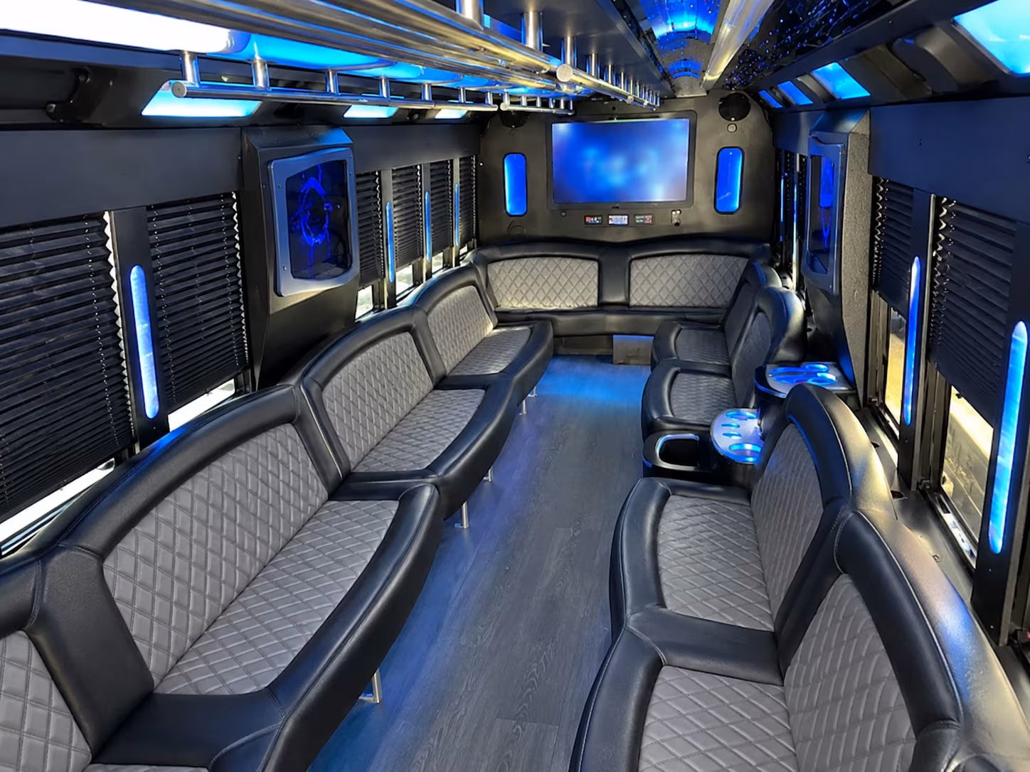 Salt Lake City Winery Tour & Pub Crawl Transportation party bus exterior