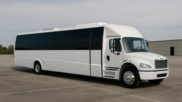 Exterior of Charter Bus Company West Valley City's 20 Passenger Party Bus in West Valley City