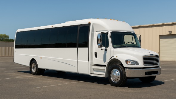 Exterior of Charter Bus Company Taylorsville's 30 Passenger Party Bus in Taylorsville