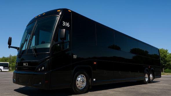 Exterior of Charter Bus Company Salt Lake City's 40 Passenger Charter Bus in Salt Lake City