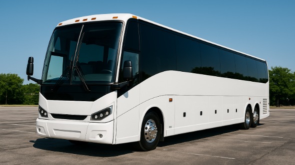 Exterior of Charter Bus Company Sandy's 40 Passenger Party Bus in Sandy