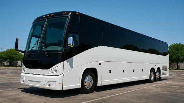 Exterior of Charter Bus Company South Jordan's 40 Passenger Party Bus in South Jordan
