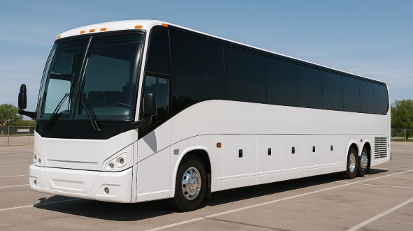 Exterior of Charter Bus Company Sandy's 50 Passenger Party Bus in Sandy