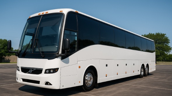 Exterior of Charter Bus Company South Jordan's 50 Passenger Party Bus in South Jordan