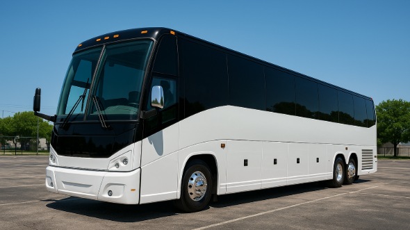Exterior of Charter Bus Company Salt Lake City's 51 Passenger Charter Bus in Salt Lake City